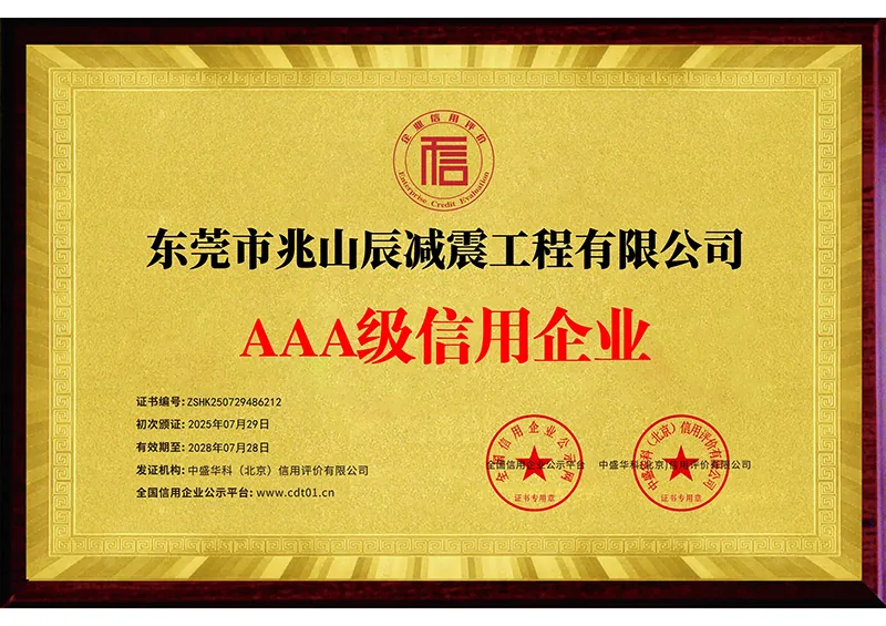 企业信用等级证书